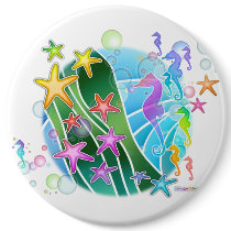 Button - Under The Sea Pop Art