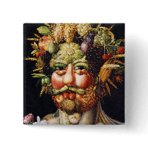 Button: Vertumnus (Portrait of Rudolf II)