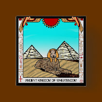 Button: "Wheaten Sphinx"