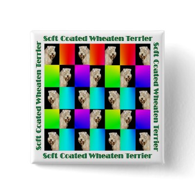 Button: "Wheaten Terrier Design" by wheatenterrier
