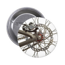 Button with Bike Wheel Hub