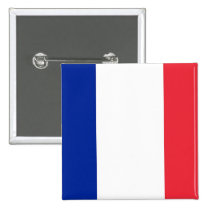 Button with Flag of France buttons