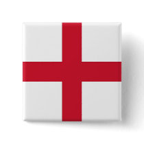 Button with Flag of the England