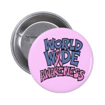 Button - World Awareness Breast Cancer buttons
