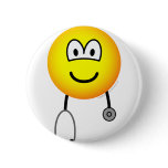 Doctor emoticon Stethoscope  buttons