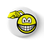 Head scratching smile   buttons
