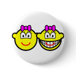Identical twins buddy icon Girls  buttons
