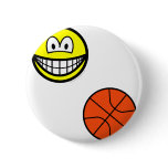 Basketball playing smile   buttons