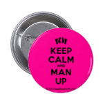 [Feet] keep calm and man up  Buttons