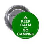 [Tent] keep calm and go camping  Buttons
