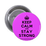 [Crown] keep calm and stay strong  Buttons