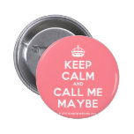 [Crown] keep calm and call me maybe  Buttons