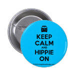 [Campervan] keep calm and hippie on  Buttons