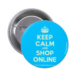 [Crown] keep calm and shop online  Buttons
