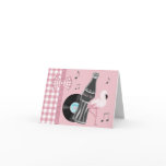 Buttons and Bows Rock and Roll Party Invitation cards