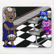 Buttons and Lacey's Classroom mousepads by ButtonsLacey Buttons and Lacey's Classroom mousepads