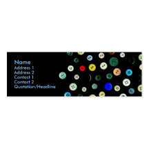 buttons business card template
