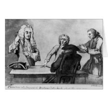 Buttons Coffee House, 1730 Greeting Card