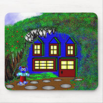 Button's House mousepads by ButtonsLacey Button's House mousepads