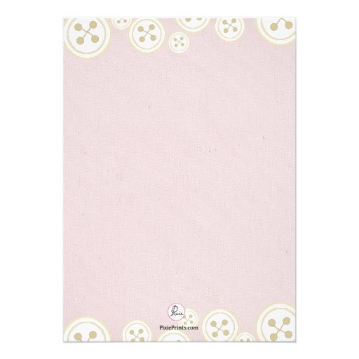 Buttons 'n Bows Photo Invitation