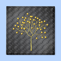 Buttons On Tree magnets