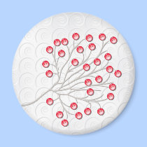 Buttons On Tree magnets