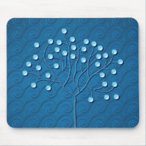 Buttons On Tree mousepads