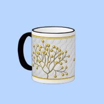 Buttons On Tree mugs