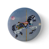 Buttons, Pins - Grey Mare Carousel Horse