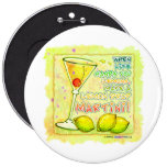 Buttons, Pins - Lemon Drop Martini