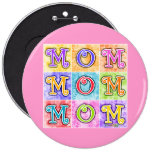 Buttons, Pins - MOM Pop Art