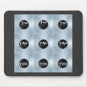 buttons, Tic, Tac, Toe, Tic, Tic, Toe, Toe, Tac... mousepads