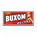 Buxom Melons Vintage Label t-shirts