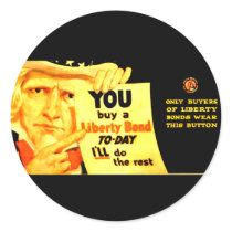 Buy A 1917 Liberty Bond Today ! stickers