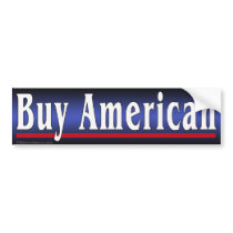 Buy American Blue Bumper Sticker bumper stickers