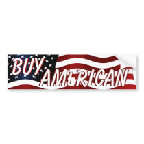 Buy American bumper stickers