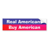 Buy American Bumper Sticker bumper stickers by teesbyjohn Buy American Bumper Sticker bumper stickers