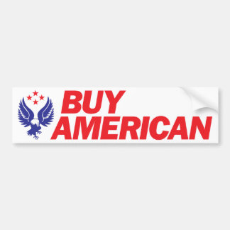 Buy American Bumper Stickers - Car Stickers | Zazzle