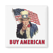 Buy American magnets by polit_education Buy American magnets
