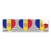 Buy Andorra Flag Bumper Stickers