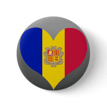 Buy Andorra Flag Pinback Button
