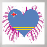 Buy Aruba Flag posters
