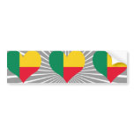Buy Benin Flag Bumper Stickers
