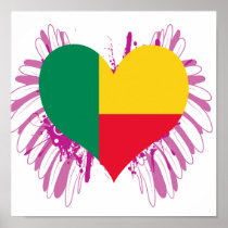 Buy Benin Flag Print