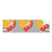 Buy Bhutan Flag Bumper Sticker