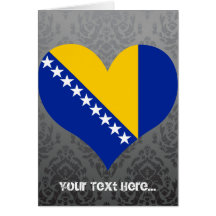 Buy Bosnia and Herzegovina Flag Greeting Card