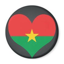 Buy Burkina Faso Flag Fridge Magnet