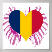 Buy Chad Flag Poster