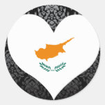 Buy Cyprus Flag Round Stickers