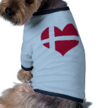 Buy Denmark Flag Doggie T-shirt